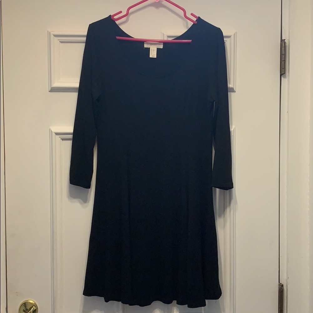 Forever 21 black a line dress - Picture 1 of 3